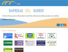 Tablet Screenshot of empresasdelbarrio.com